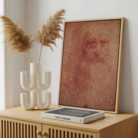 Framed Canvas - Framed canvas in a stylish interior setting