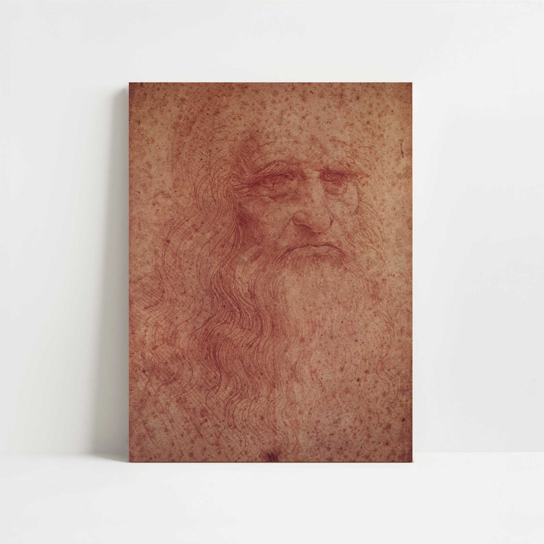 Self-portrait (1510s) by Leonardo da Vinci – Art Print - Unframed art print