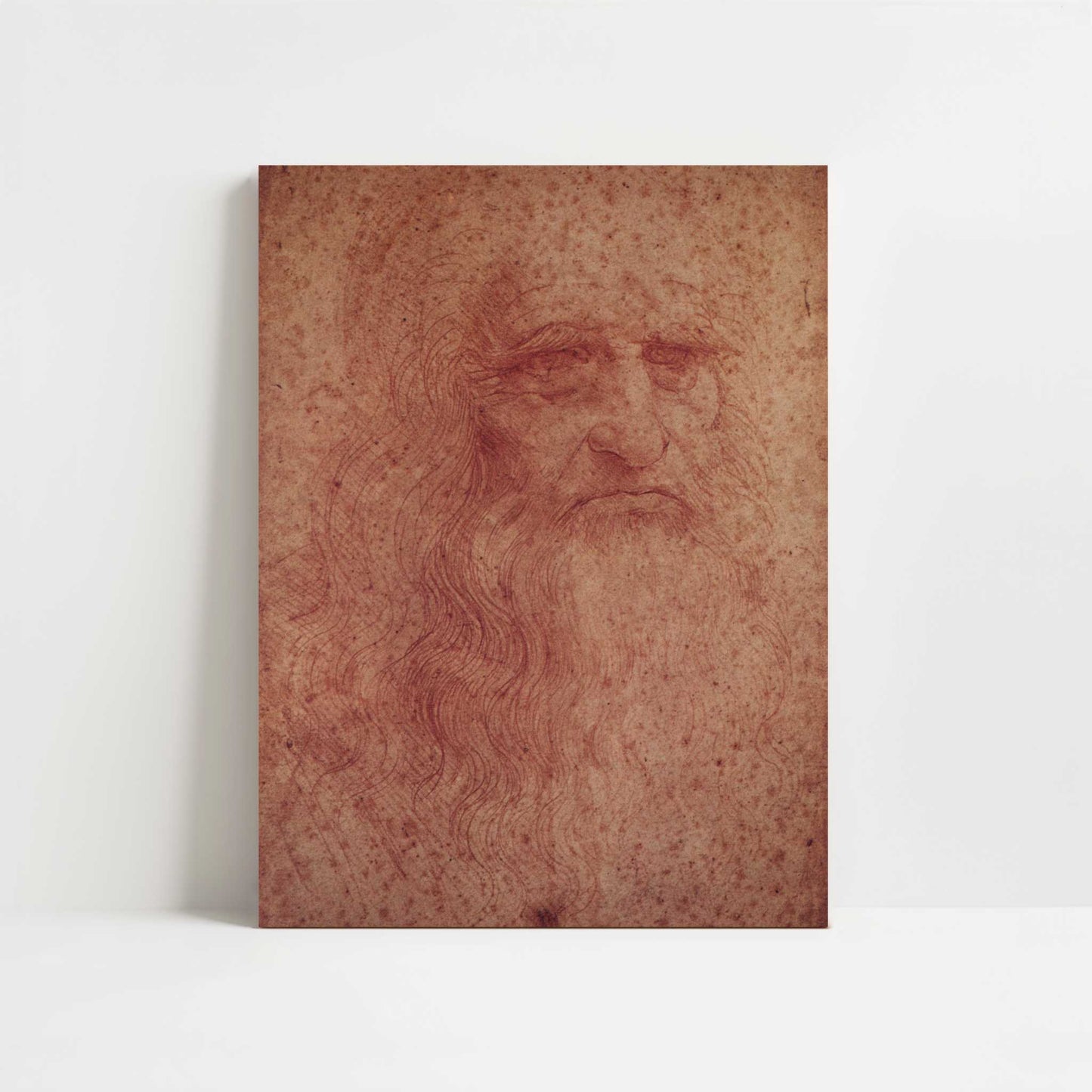 Self-portrait (1510s) by Leonardo da Vinci – Art Print - Unframed art print