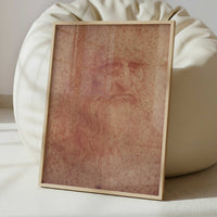 Self-portrait (1510s) by Leonardo da Vinci – Art Print - Interior inspiration