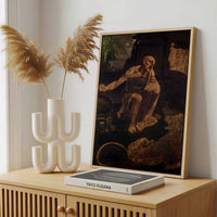 Framed Canvas - Framed canvas in a stylish interior setting