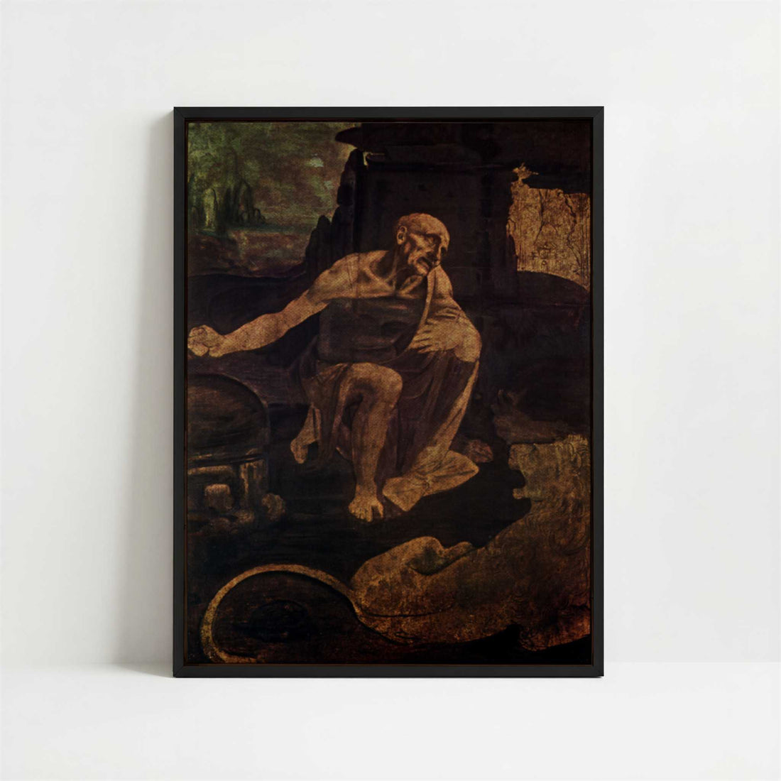 Framed Canvas - Framed canvas in black frame