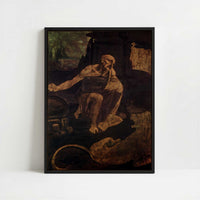 Framed Canvas - Framed canvas in black frame