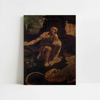 St. Jerome in Penitence (1480s) by Leonardo da Vinci – Art Print - Unframed art print