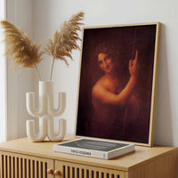 Framed Canvas - Framed canvas in a stylish interior setting