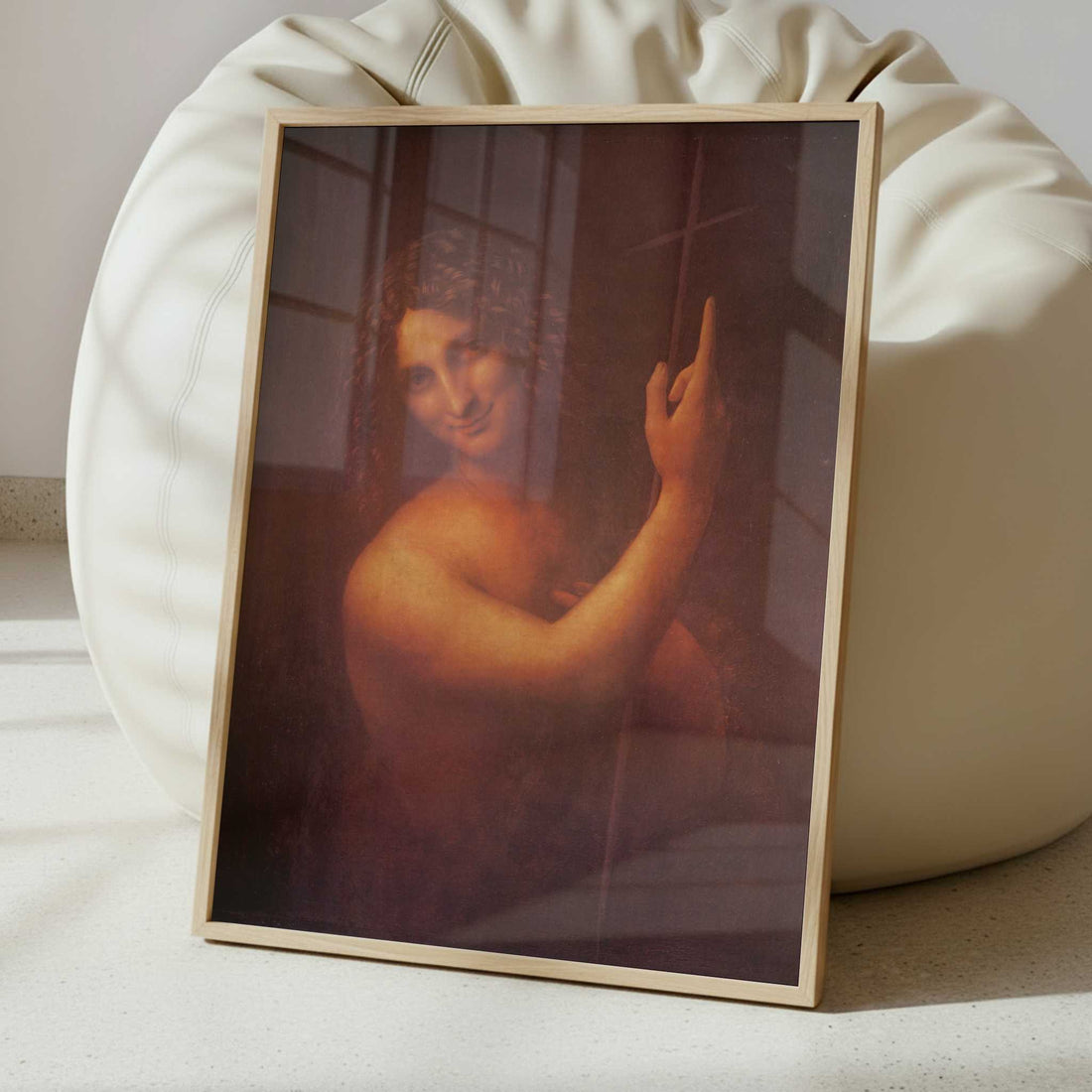 St. John the Baptist (c.1509) by Leonardo da Vinci – Art Print - Interior inspiration