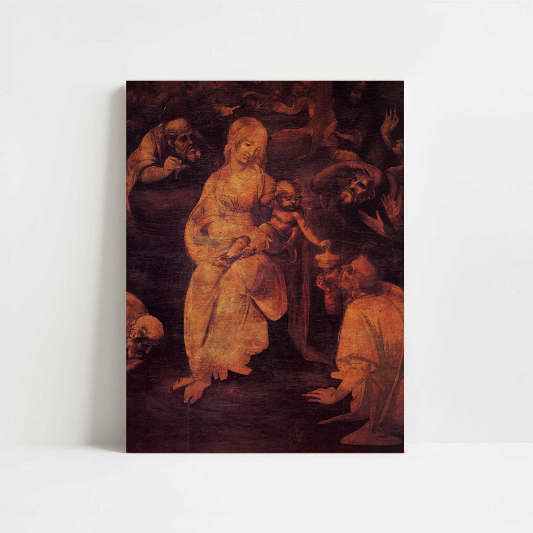 The Adoration of the Kings (1481) by Leonardo da Vinci – Art Print - Unframed art print