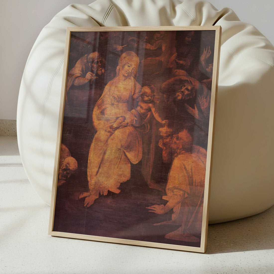 The Adoration of the Kings (1481) by Leonardo da Vinci – Art Print - Interior inspiration