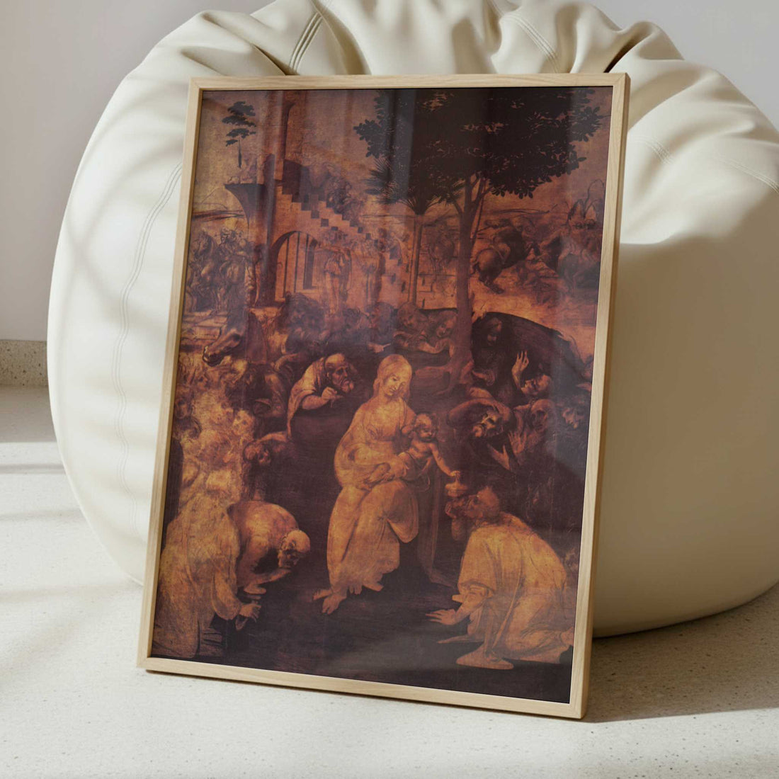 The Adoration of the Kings (1481) by Leonardo da Vinci – Art Print - Interior inspiration