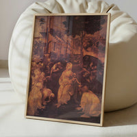 The Adoration of the Kings (1481) by Leonardo da Vinci – Art Print - Interior inspiration