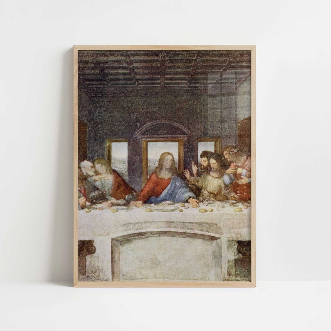 The Last Supper (1490s) by Leonardo da Vinci – Art Print - Art print in oak frame