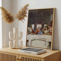 Framed Canvas - Framed canvas in a stylish interior setting