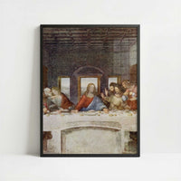 The Last Supper (1490s) by Leonardo da Vinci – Art Print - Art print in black frame