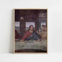 The Last Supper (1490s) by Leonardo da Vinci – Art Print - Art print in oak frame