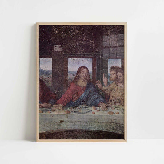 The Last Supper (1490s) by Leonardo da Vinci – Art Print - Art print in oak frame