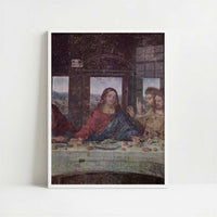 The Last Supper (1490s) by Leonardo da Vinci – Art Print - Art print in white frame