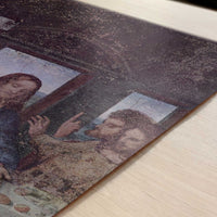 The Last Supper (1490s) by Leonardo da Vinci – Art Print - Close-up detail of the art print