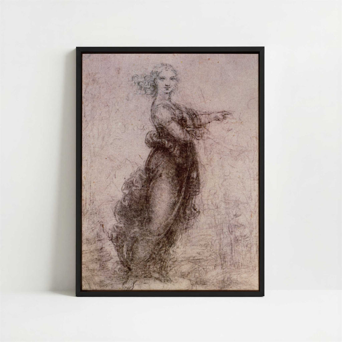 Framed Canvas - Framed canvas in black frame