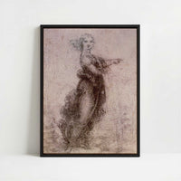 Framed Canvas - Framed canvas in black frame
