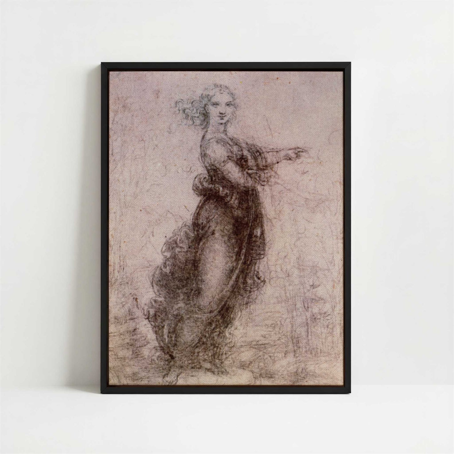Framed Canvas - Framed canvas in black frame
