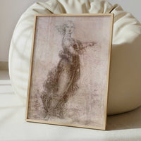 The Pointing Lady (1490s) by Leonardo da Vinci – Art Print - Interior inspiration