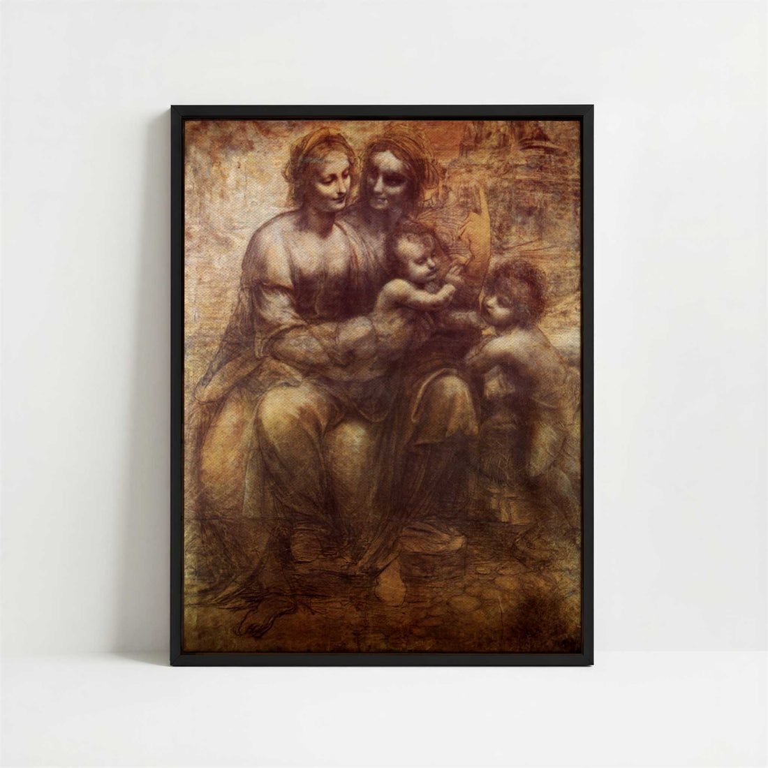 Framed Canvas - Framed canvas in black frame