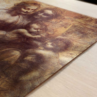 The Virgin & Child with St Anne & John the Baptist (c.1507) by Leonardo da Vinci – Art Print - Close-up detail of the art print