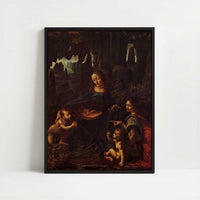 Framed Canvas - Framed canvas in black frame
