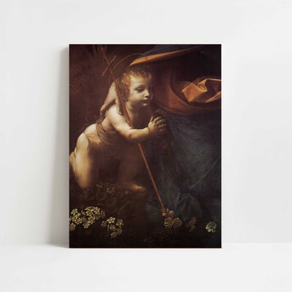 The Virgin of the Rocks (1495–1506) by Leonardo da Vinci – Art Print - Unframed art print