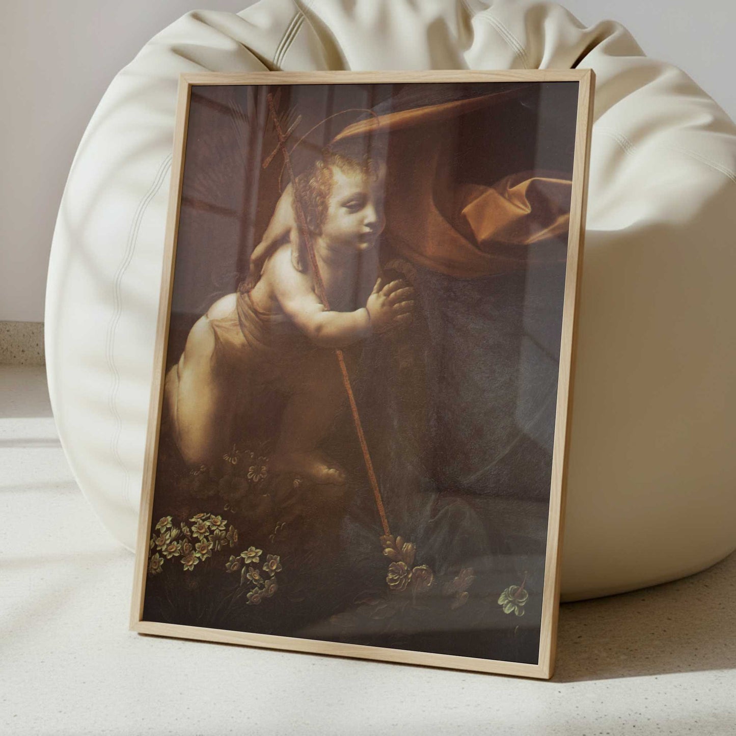 The Virgin of the Rocks (1495–1506) by Leonardo da Vinci – Art Print - Interior inspiration
