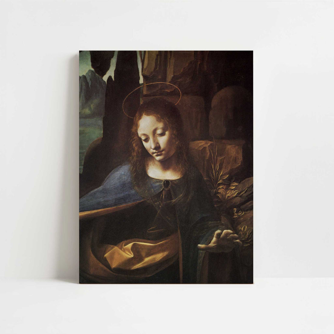 The Virgin of the Rocks (1495-1506) by Leonardo da Vinci – Art Print - Unframed art print