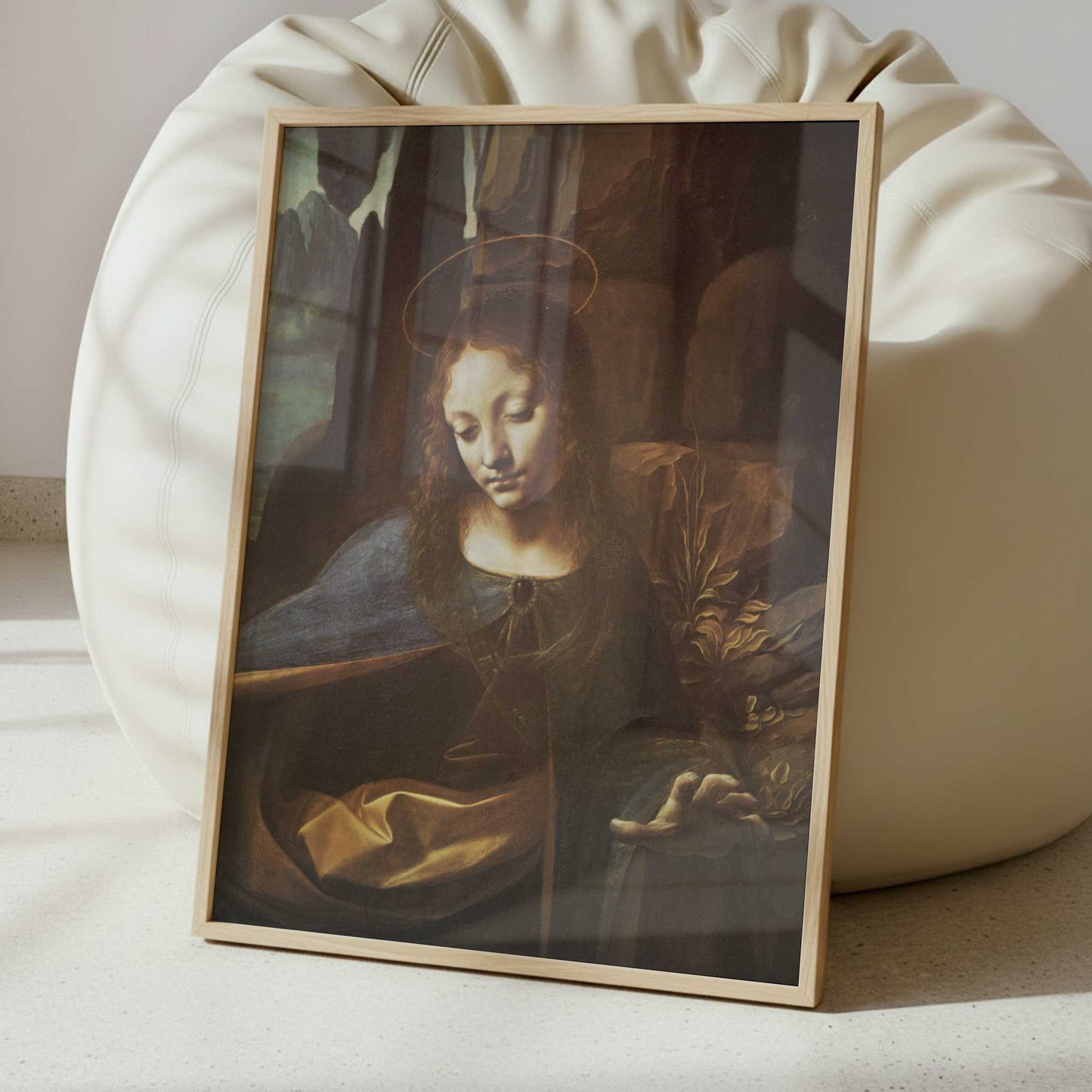 The Virgin of the Rocks (1495-1506) by Leonardo da Vinci – Art Print - Interior inspiration