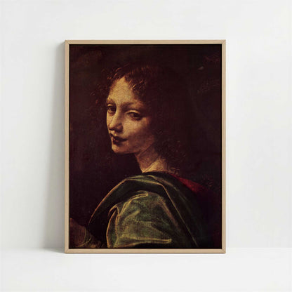 Framed Canvas - Framed canvas in oak color frame