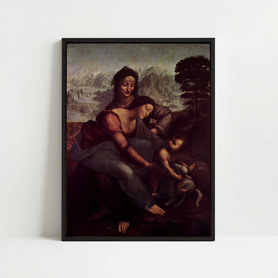 Framed Canvas - Framed canvas in black frame