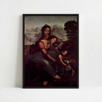 Framed Canvas - Framed canvas in black frame