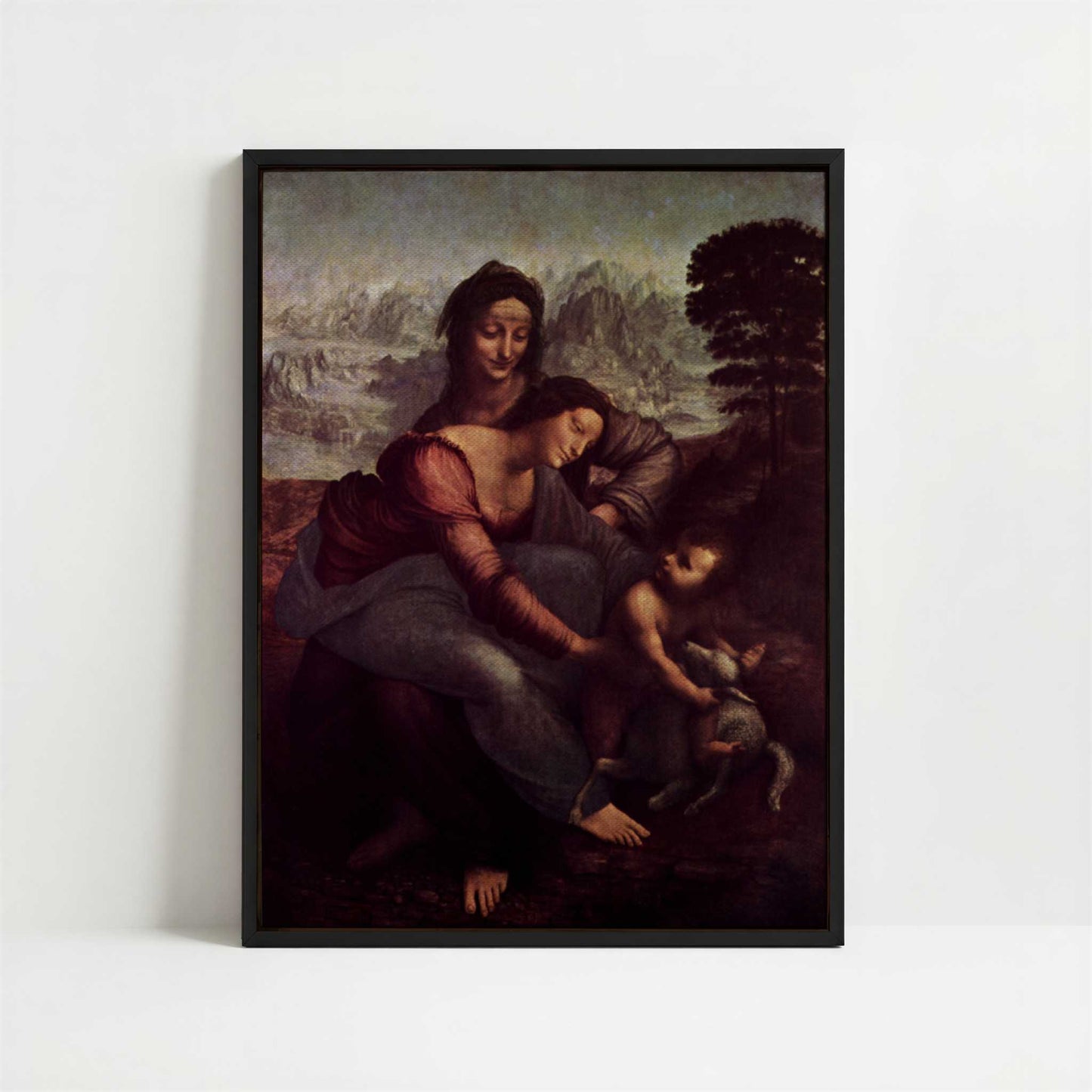 Framed Canvas - Framed canvas in black frame