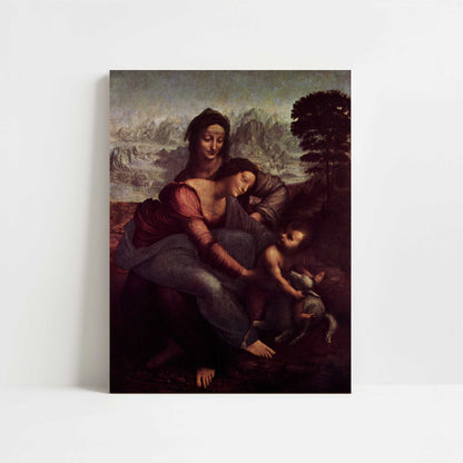 Virgin & Child with St. Anne & the Lamb (1510-12) by Leonardo da Vinci – Art Print - Unframed art print