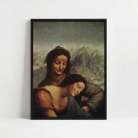 Framed Canvas - Framed canvas in black frame
