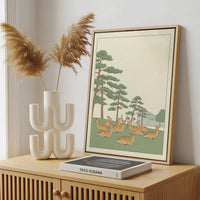 Framed Canvas - Framed canvas in a stylish interior setting
