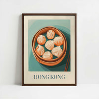Framed Canvas - Framed canvas in dark wood color frame