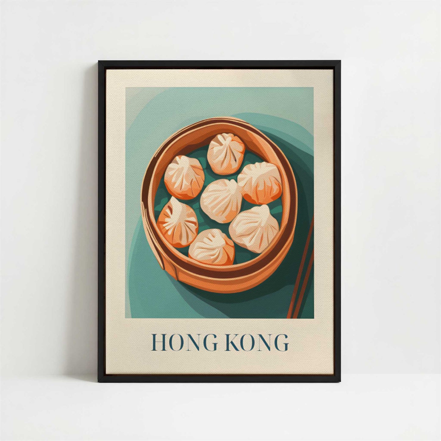 Framed Canvas - Framed canvas in black frame