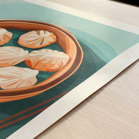 Dim Sum from Hong Kong, Hong Kong - Art Print - Close-up detail of the art print