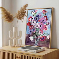 Framed Canvas - Framed canvas in a stylish interior setting