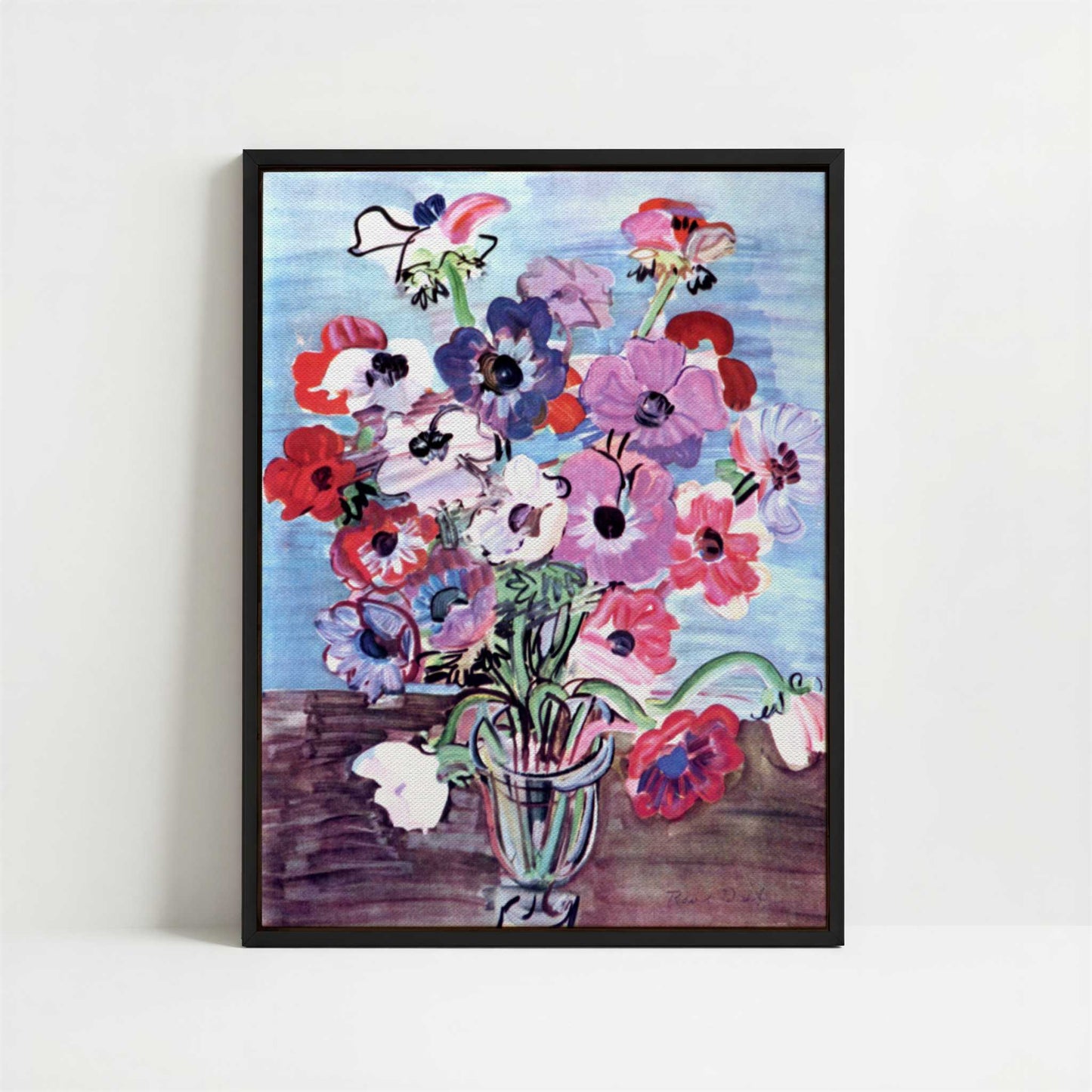 Framed Canvas - Framed canvas in black frame