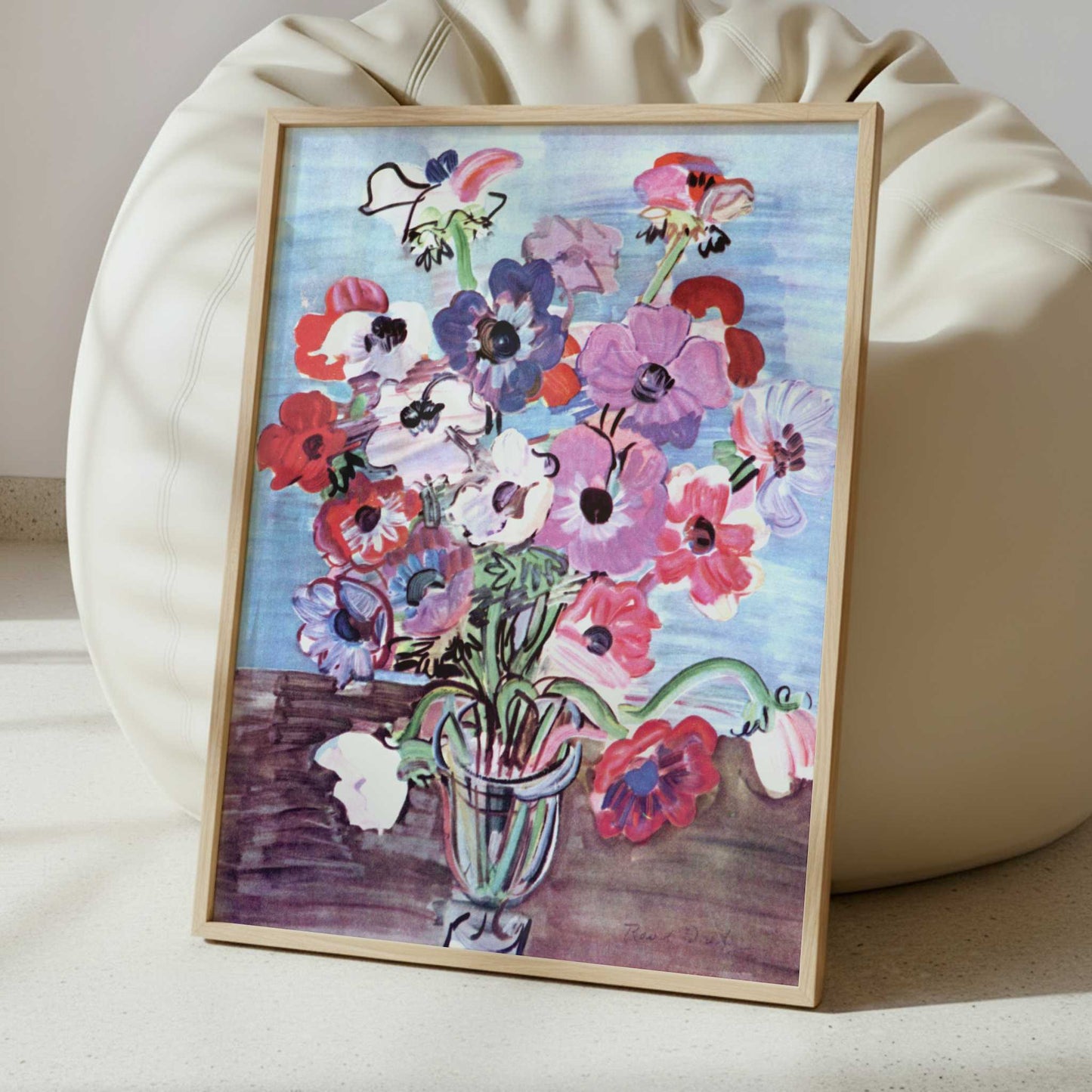 Anemones (1937) by Raoul Dufy – Art Print - Interior inspiration