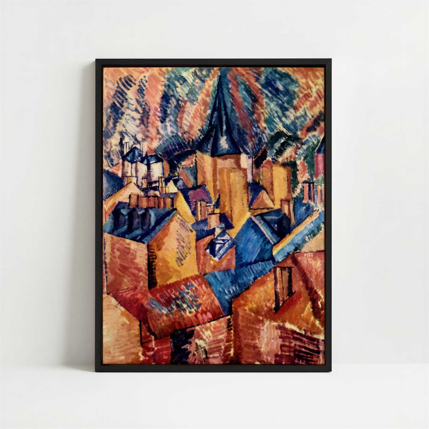 Framed Canvas - Framed canvas in black frame