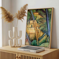 Framed Canvas - Framed canvas in a stylish interior setting