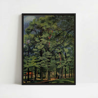 Framed Canvas - Framed canvas in black frame