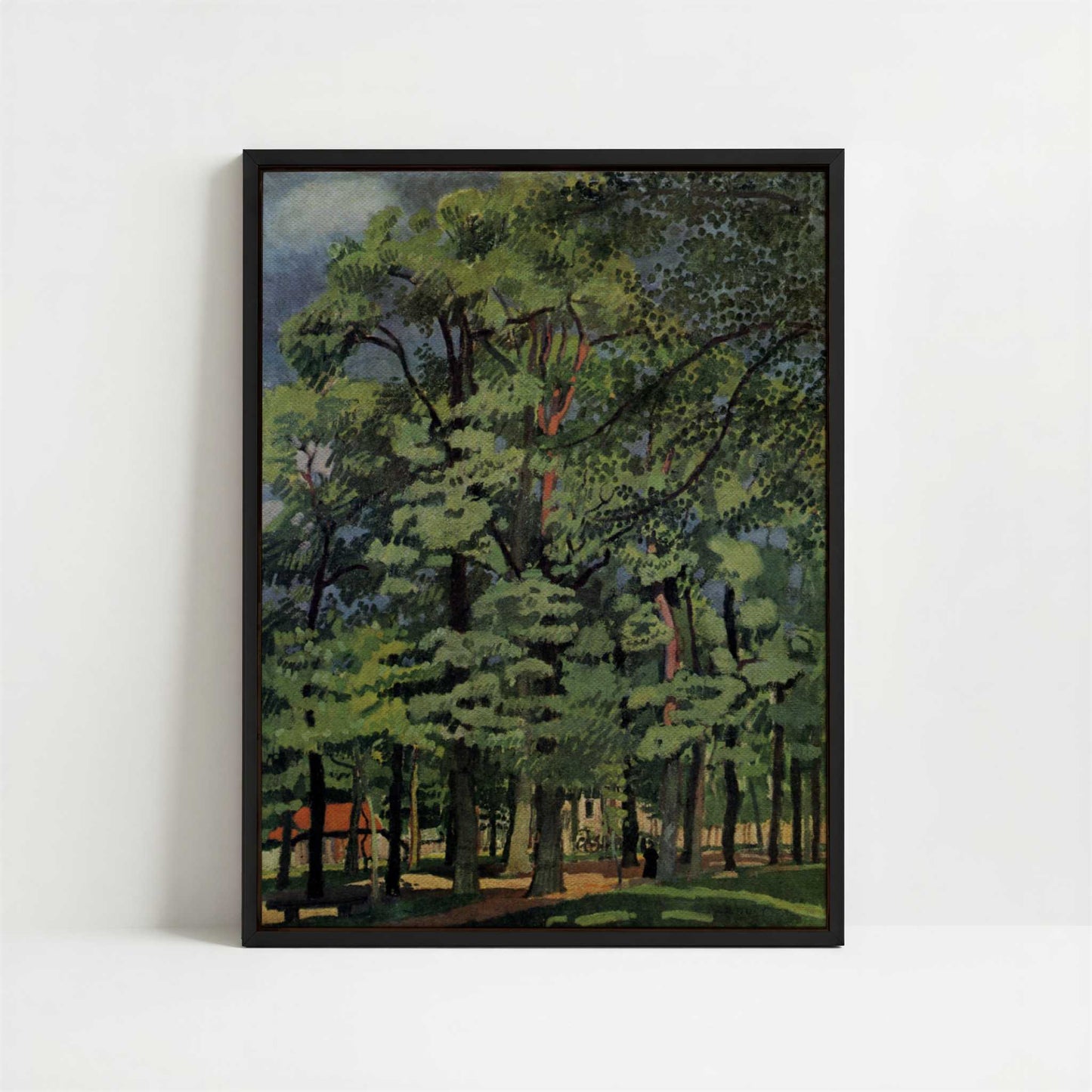 Framed Canvas - Framed canvas in black frame