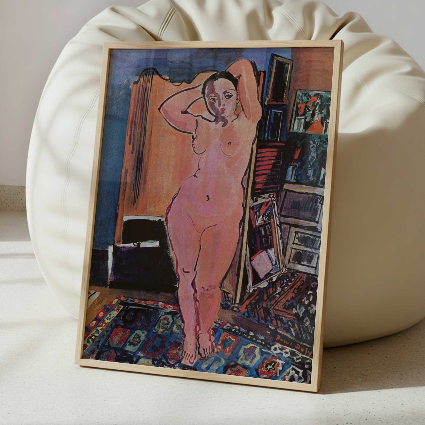 Nude (1928) by Raoul Dufy – Art Print - Interior inspiration